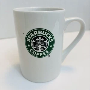 Taza de café Starbucks 2007 8 onzas verde logotipo de sirena blanca coleccionable - Imagen 1 de 5