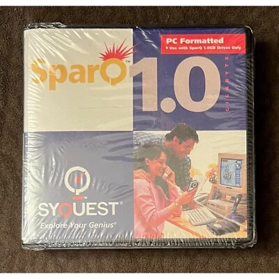 SyQuest SparQ 1.0 Removable Cartridge Drive 1.0 GB External PC Format Zip Drive - Image 1 of 4