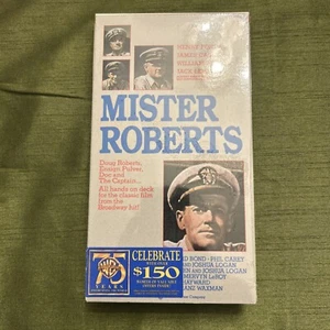 New Sealed Mister Roberts VHS Movie Henry Fonda Jack Lemmon Warner  S-8 - Imagen 1 de 4