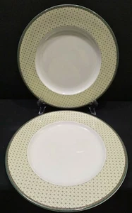 Lot 2 Mikasa POPPY MEMORY Dinner Plate Optima Y4002 light plates - Picture 1 of 6