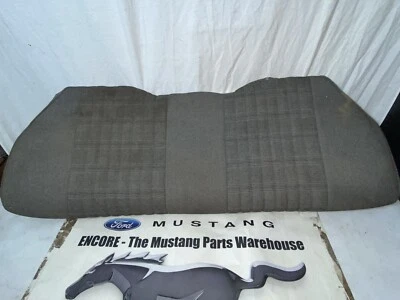 1987-1989 Ford Mustang заднее сиденье подушка дым серый твид с красный хэтчбек GT оригинальный - Изображение 1 из 4