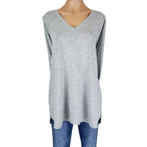 Lane Bryant 14 16 Shirt Top Damen Übergröße XL Goldfolie Sternenmuster Strick Herbst - Bild 1 von 12