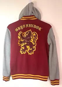Vintage Harry Potter Gryffindor Varsity Letter Jacket Adult M Red & Gray Hoodie - Picture 1 of 12