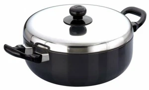 Futura Nonstick All Purpose Pan 3 Ltr Frying Pan With Lid NAP30 By Hawkins - Picture 1 of 1