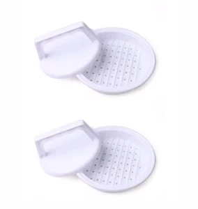 2 Pk Burger Press Hamburger Patty Maker Non Stick Patty Meat Beef Grill Cooking - Picture 1 of 3