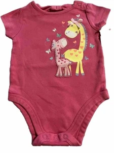 Garanimals Baby Girl Outfit W/ Mama And Baby Giraffes Sz.3-6 Months (104.C) - Picture 1 of 3