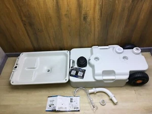 SereneLife Lavabo Camping SLCASN25, Blanco, 30L, I30133 - Imagen 1 de 8