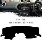 DashMat Dashboard Cover Mat Protector Pad RHD For Mercedes-Benz Smart 2017