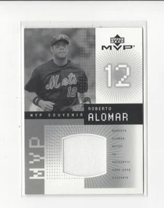 2002 UD MVP Game Souvenirs Roberto Alomar PANTS Mets - Bild 1 von 1