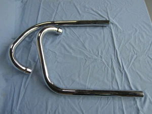 TUBO DE ESCAPE TRIUMPH T120 TR6 1963-70 BONNEVILLE TIGER 70-5957 70-5958 - Imagen 1 de 4