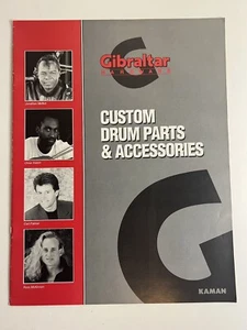 Vintage GIBRALTAR HARDWARE catalogue Custom Drum Parts & Accessories Kaman 1993 - Picture 1 of 5