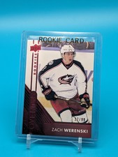 2016-17 Upper Deck Overtime Red #167 Zach Werenski RC /99 Columbus Blue Jackets