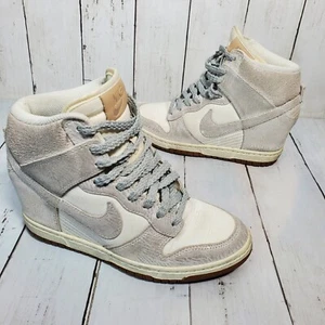 Nike Dunk Sky High Wedge Sail Silver Summit Sneaker Shoes WMNS Sz 7.5 543257-100 - Picture 1 of 14