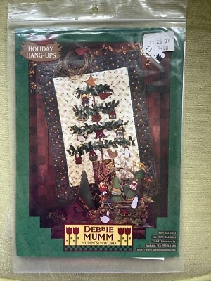 Debbie Mumm Holiday Hang-Ups Christmas Tree Quilt Sewing Quilting Pattern UNCUT - Image 1 of 2