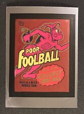 2014 Topps Wacky Packages Chrome Series 3 — #93 of 107 FOOLBALL BUBBLE GUM card