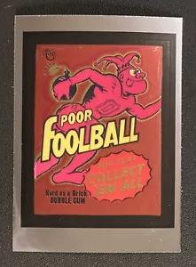 2014 Topps Wacky Packages Chrome Series 3 — #93 of 107 FOOLBALL BUBBLE GUM card - Picture 1 of 4
