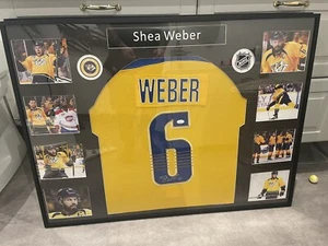 Signed And Framed Shea Weber Nashville Predators Jersey With coa - Picture 1 of 3