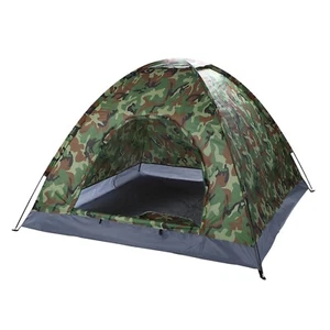 Hot Sale 3-4 Person Camping Dome Tent Camouflage New -- - Picture 1 of 24