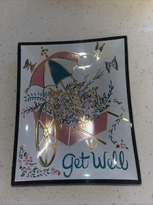Vintage "Get Well" Schmucktablett - Bild 1 von 2