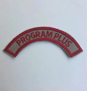 Program Plus Embroidered Patch - Picture 1 of 3