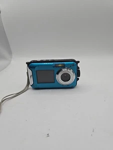 Fotocamera digitale impermeabile doppio schermo - 48 MP, video 2,7 K, zoom 16X, anteriore e posteriore - Foto 1 di 7