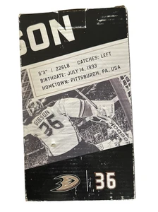NHL Anaheim Ducks John Gibson #36 Hockey Bobblehead #2 de 4 Series 7UP SGA NUEVO EN CAJA - Imagen 1 de 4