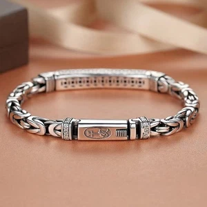S925 sterling silver bracelet, modern light luxury style women's bracelet - Imagen 1 de 8