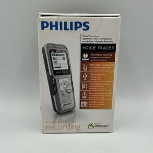 NIB Sealed Philips DVT3200 Digital Voice Tracer and Recorder Dragon Certified - Picture 1 of 6