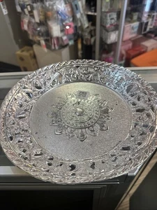 Aluminum Silver Plate Made In China With Fancy Details - Picture 1 of 7