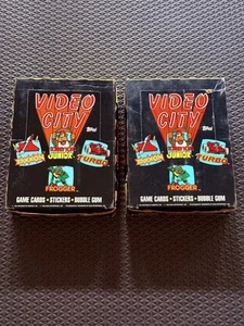1983 Topps Video City Unopened Wax Pack Complete Box-36 ct 2 Boxes - Picture 1 of 15