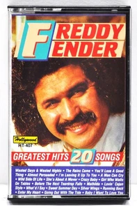 FREDDY FENDER  "Greatest Hits - 20 Songs"  1989  Cassette  Hollywood  HT-407 - Picture 1 of 4