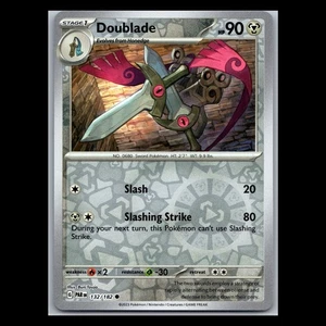 Tarjeta Pokémon Doublade 132/182 - Holograma inverso - TCG Paradox Rift - Imagen 1 de 1