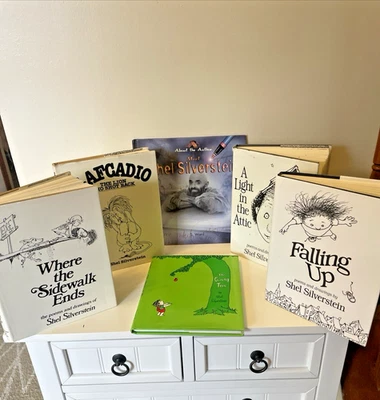 Lot of 6 Shel Silverstein Hardcovers Where Sidewalk Ends Tree Attic Falling - Image 1 of 4