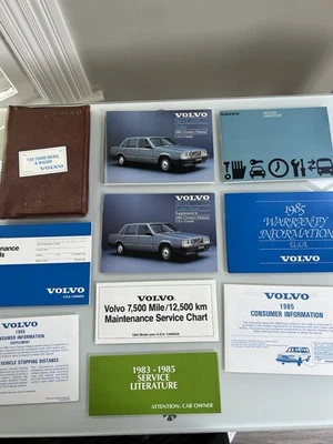 Volvo 740 GL/740 GLE 1985/740 turbo/estación manual del propietario con diésel Foto 1 de 4