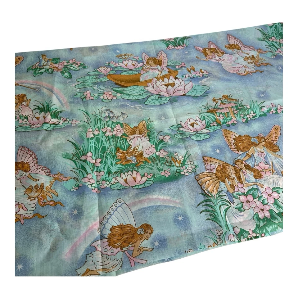 REMANENTE DE TELA TEMÁTICA FLORAL HADA MÁGICA DE COLECCIÓN 45 X 91 en hadas místicas Foto 1 de 4