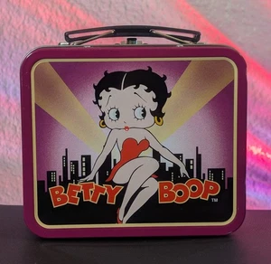 Betty Boop Mini Metal Lunch Box Tin Classic Collectible Vintage 1997 - Picture 1 of 12