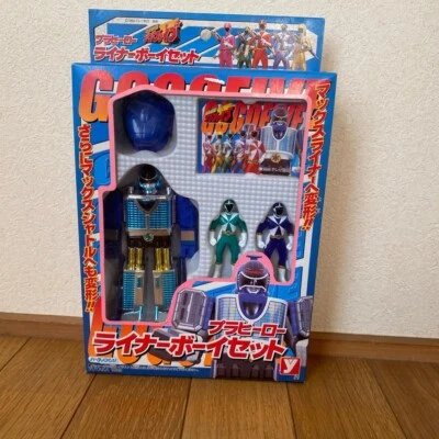 MMPR Power Rangers Bandai Rescate Kyuukyuu Sentai Go Go Five LINER BOY 27,5 cm JP Foto 1 de 4