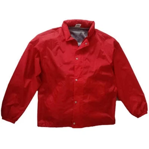 Wind- und Regenjacke mit Kapuze und Innenfutter Rot leichte Outdoorjacke - Bild 1 von 1