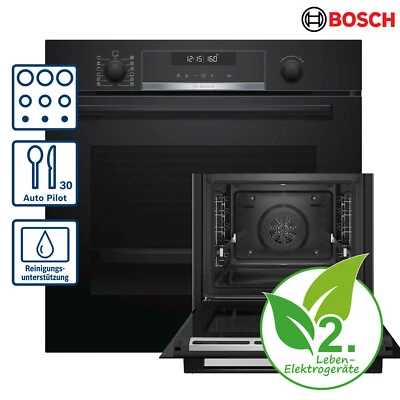 Bosch Einbau-Backofen 71L LCD-Display Pyrolysereinigung HBA578BB0 RO_HBA578BB0_R - Bild 1 von 4