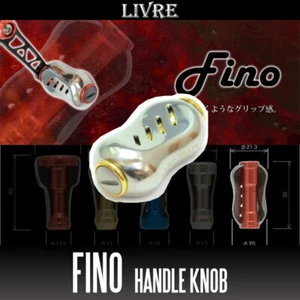 LIVRE Fino Titanium Handle Knob 1 piece SILVER / GOLD - Picture 1 of 1