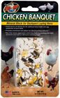 Zoo Med Chicken Banquet Mineral Block For Backyard Laying Hens 6.17-Oz - 3 Pack