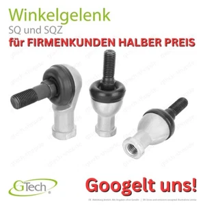 Winkelgelenk Gelenkkopf Kugelgelenk SQ SQZ M5 - M16 Winkel Kugel Gelenk Köpfe kV - Bild 1 von 21