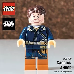 🌈 LEGO Cassian Andor sw0790 Minifigure, Star Wars - Foto 1 di 6