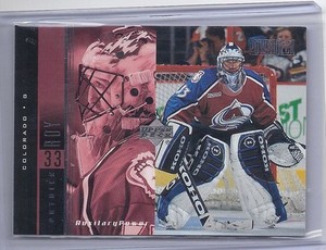 99-00 1999-00 UD POWERDECK PATRICK ROY AUXILARY POWER AUX 8 COLORADO AVALANCHE