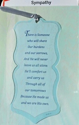SYMPATHY Card "LOSS OF A LOVED ONE" Wife- Husband - Spouse 16 Choices 2A - Image 1 of 2