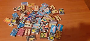 Big Lot Of Greek Box Matches-All Used In Good/Fair Condition - Picture 1 of 6
