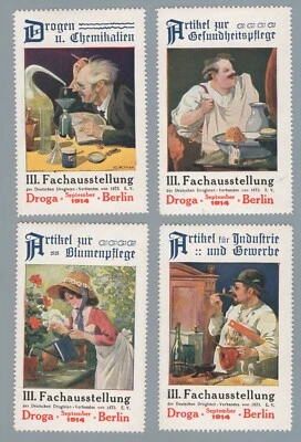 ES0257 Poster stamps: Berlin 1914 work tools Exhibition - Image 1 of 2