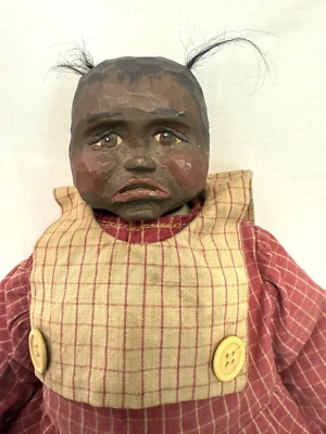 Muñeca primitiva afroamericana negra Maynard Arnett’s Country Store 26/500 Foto 1 de 4