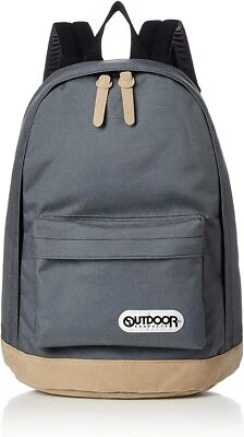 Mochila Outdoor Products Clásica Nylon Gamuza Cuero Sintético A4 22L Gris Foto 1 de 4