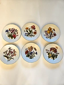 6 BAREUTHER WALDASSEN TELLER 7 3/4"D FLOAL BAVARIA Germany Mehrfarbig - Bild 1 von 8